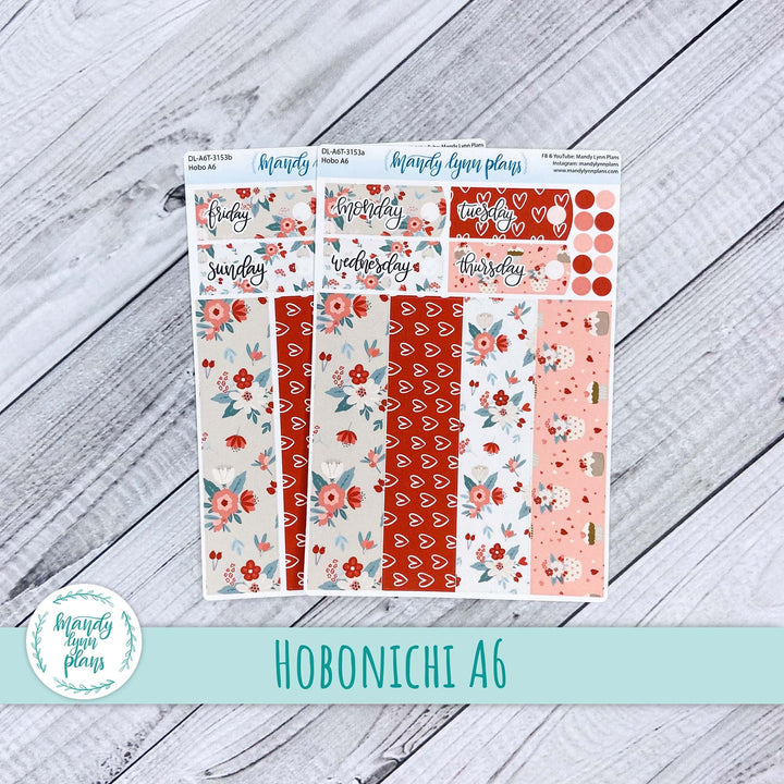 Hobonichi A6 Daily Kit || Sweetheart Floral || DL-A6T-3153