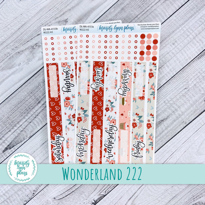 Wonderland 222 Daily Kit || Sweetheart Floral || 153