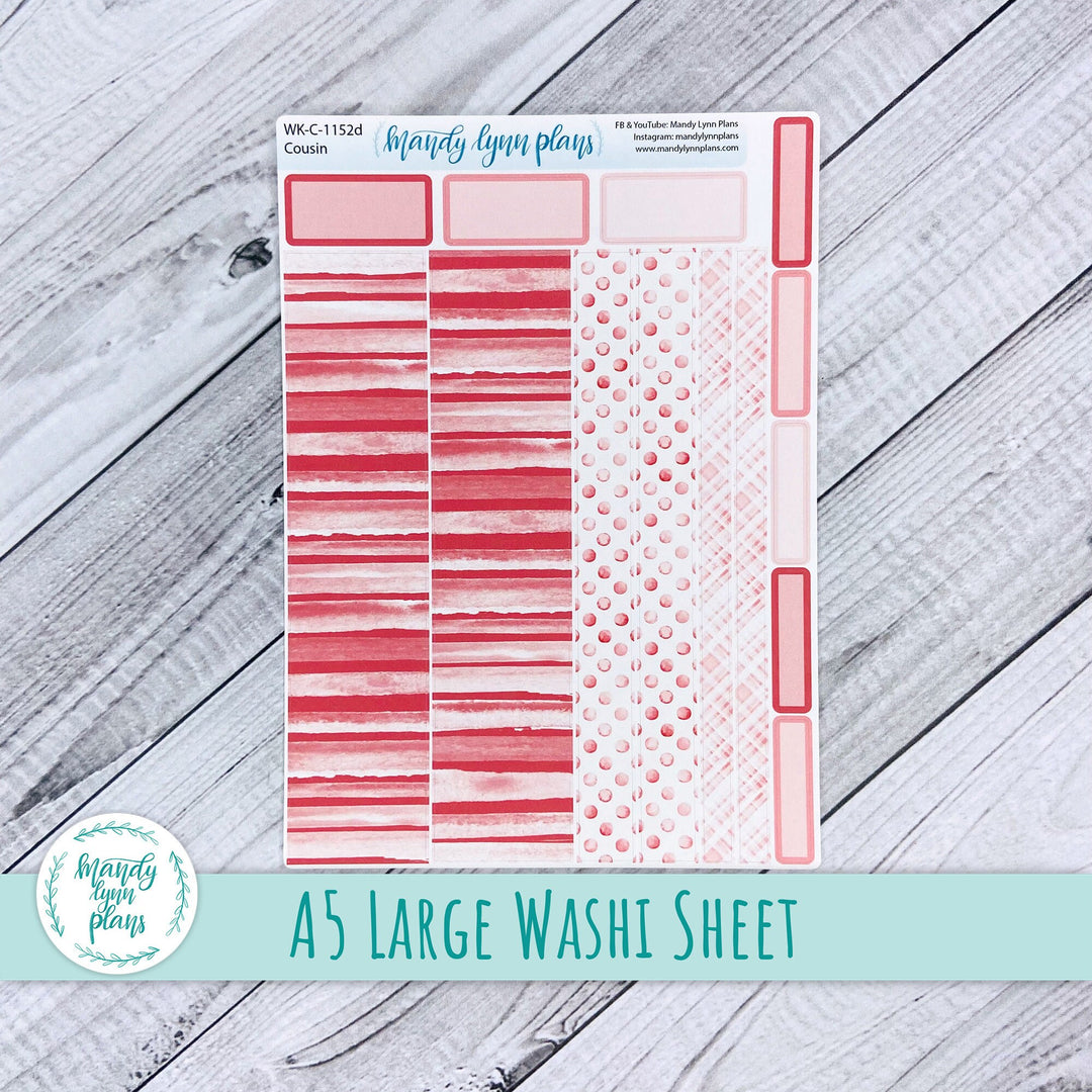 Rose Pink Large Washi Sheet || WK-C-1152D