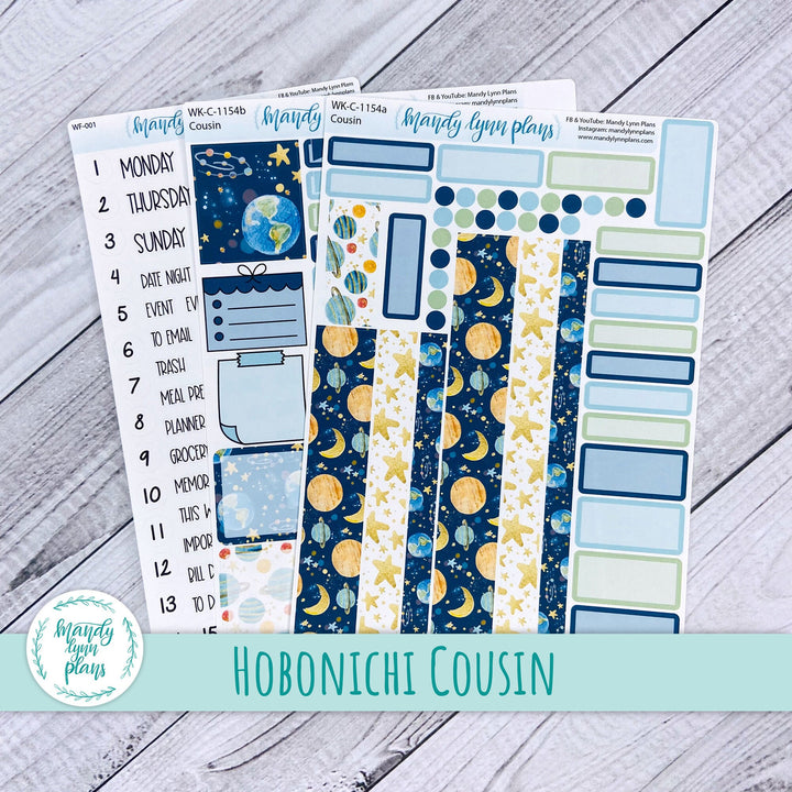 Hobonichi Cousin Weekly Kit || Planets || WK-C-1154