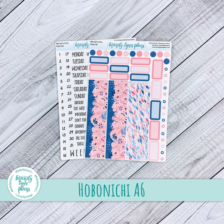 Hobonichi A6 Weekly Kit || Pink Peonies || WK-A6T-3157