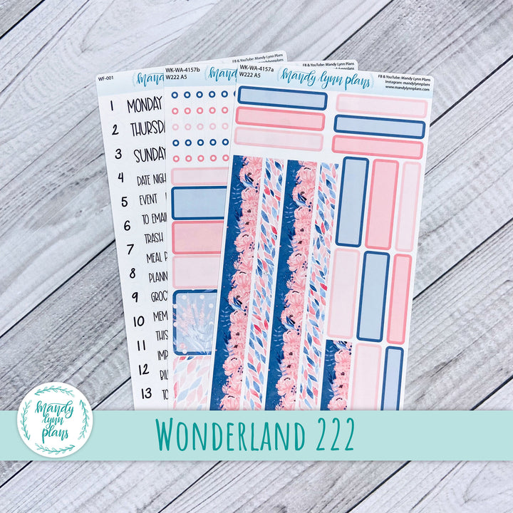 Wonderland 222 Weekly Kit || Pink Peonies || 157