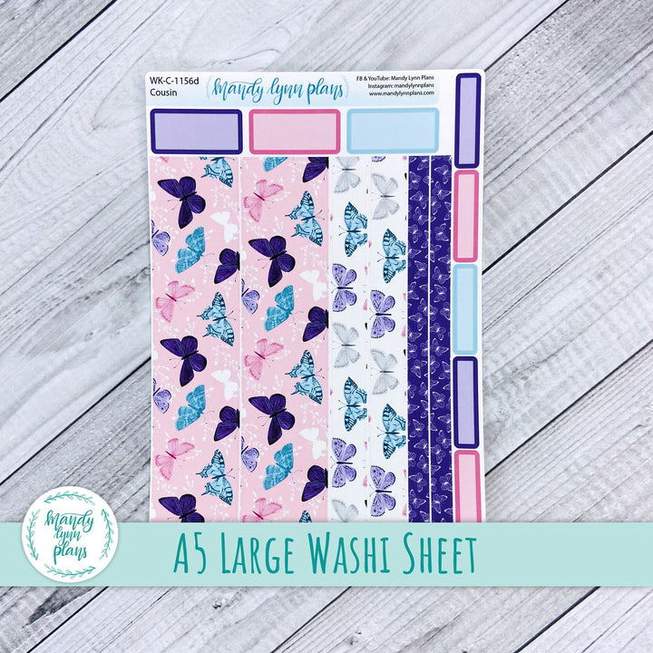 Butterfly Dreams Large Washi Sheet || WK-C-1156D