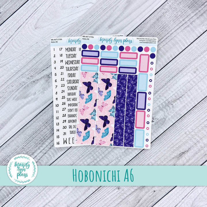 Hobonichi A6 Weekly Kit || Butterfly Dreams || WK-A6T-3156