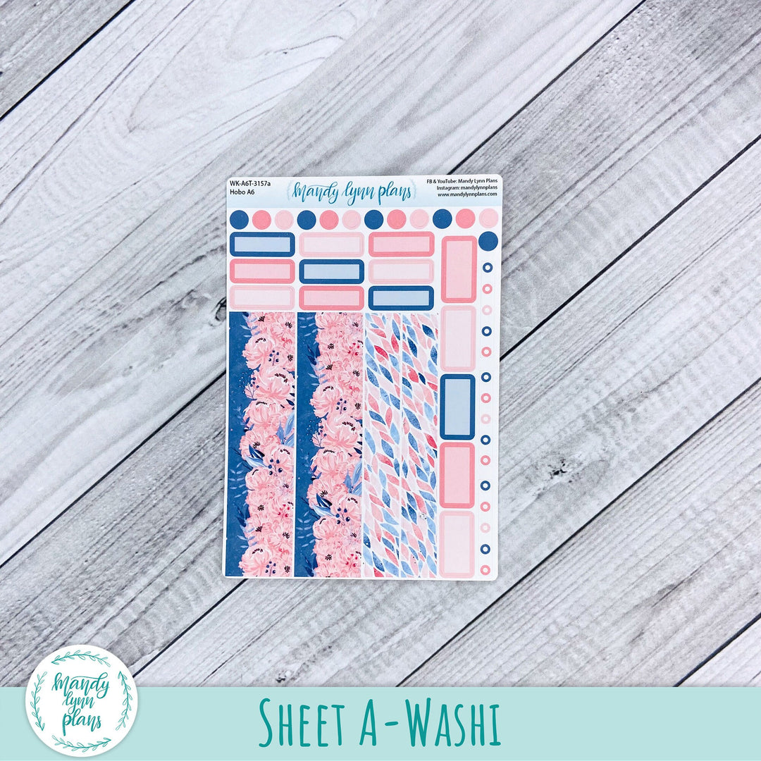 Hobonichi A6 Weekly Kit || Pink Peonies || WK-A6T-3157