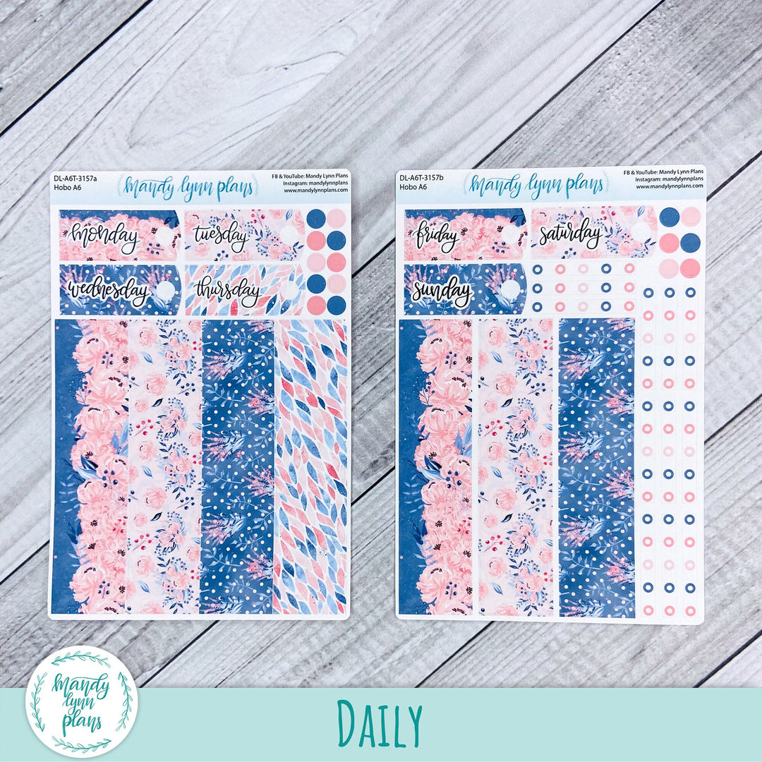 Hobonichi A6 Daily Kit || Pink Peonies || DL-A6T-3157