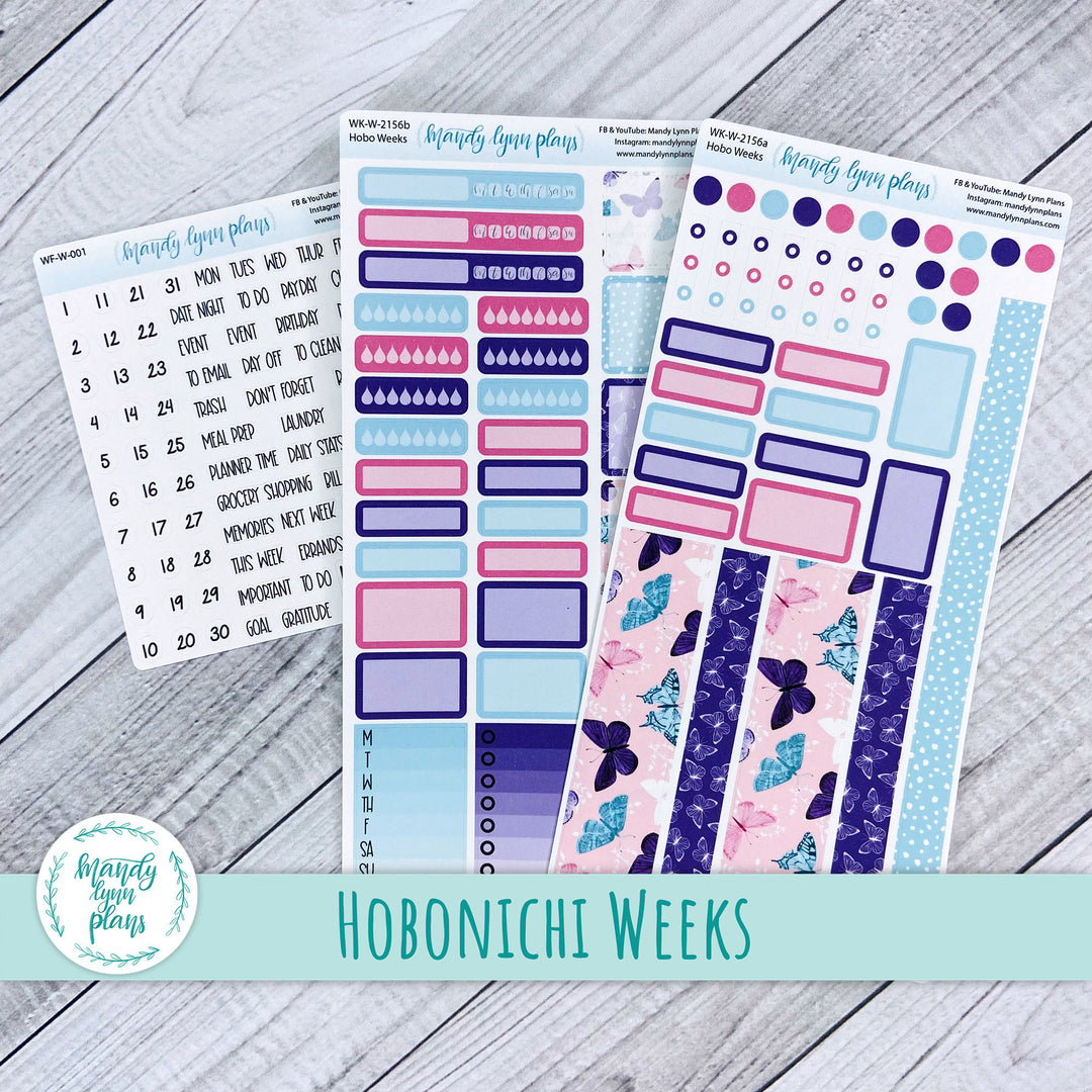 Hobonichi Weeks Weekly Kit || Butterfly Dreams || WK-W-2156