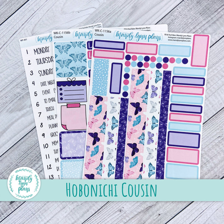 Hobonichi Cousin Weekly Kit || Butterfly Dreams || WK-C-1156