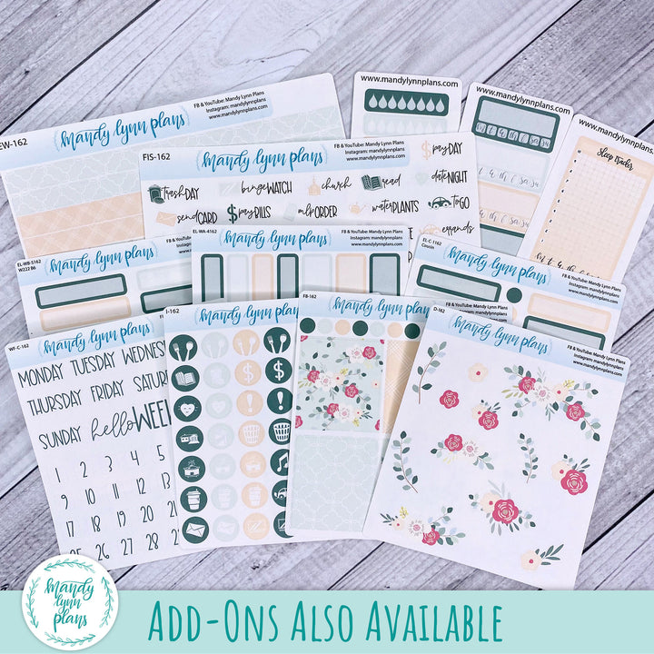 Hobonichi A6 Weekly Kit || Eucalyptus Floral || WK-A6T-3162