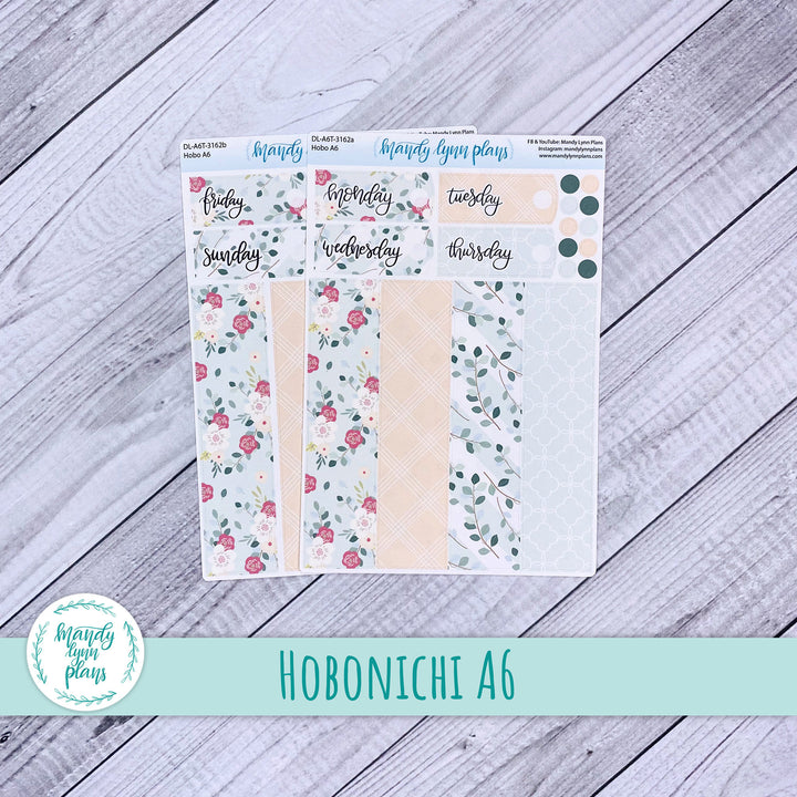 Hobonichi A6 Daily Kit || Eucalyptus Floral || DL-A6T-3162