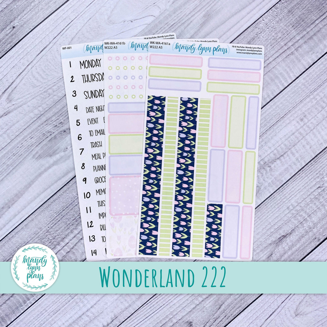 2024  Wonderland 222 Weekly Kit || Easter Tulips || 161