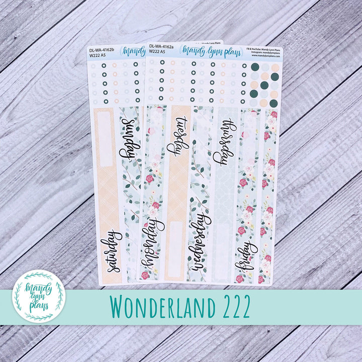 2024  Wonderland 222 Daily Kit || Eucalyptus Floral || 162