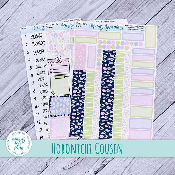 Hobonichi Cousin Weekly Kit || Easter Tulips || WK-C-1161