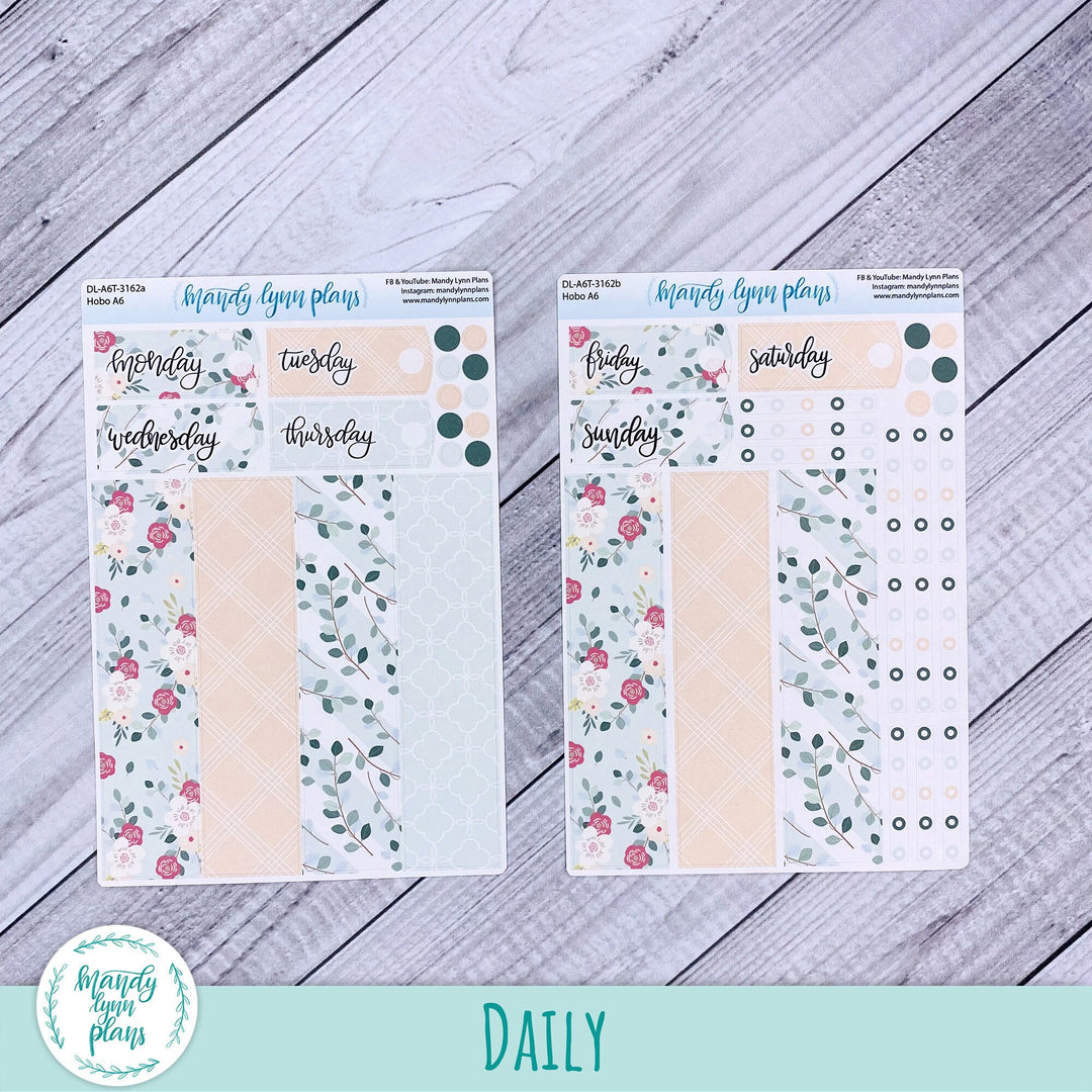 Hobonichi A6 Daily Kit || Eucalyptus Floral || DL-A6T-3162