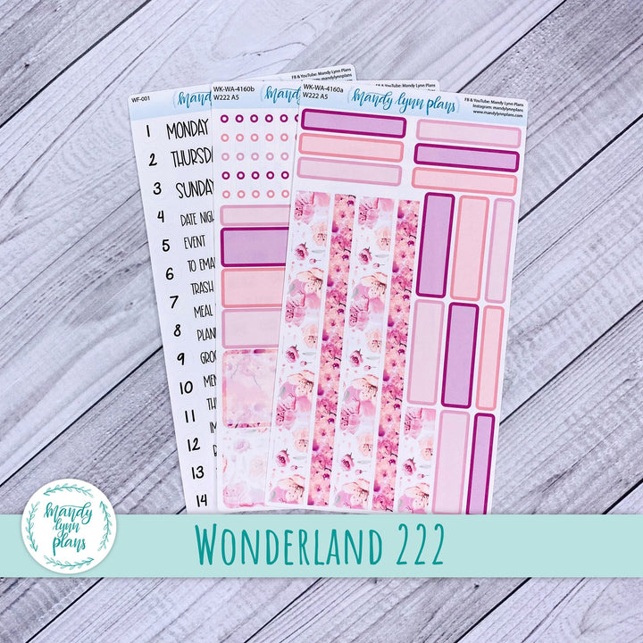 Wonderland 222 Weekly Kit || Sakura || 160