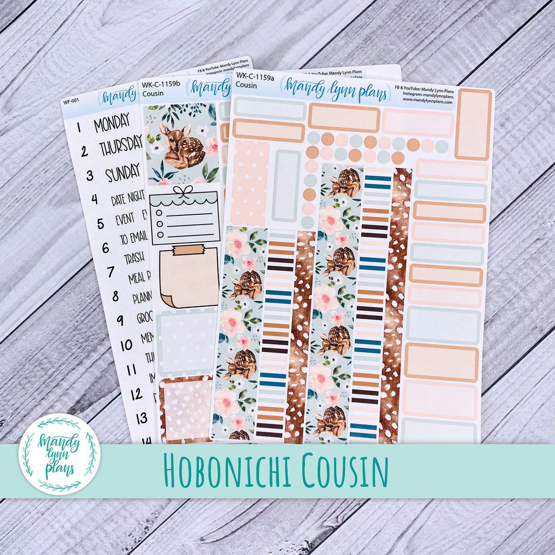 Hobonichi Cousin Weekly Kit || Spring Fawn || WK-C-1159