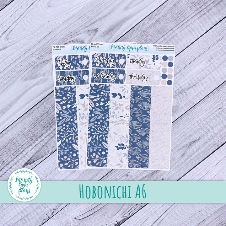 Hobonichi A6 Daily Kit || Neutral Floral || DL-A6T-3166