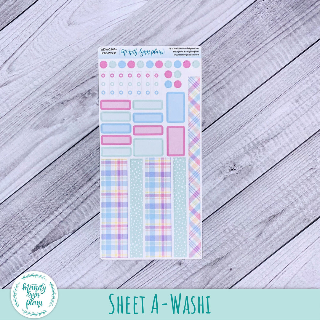 Hobonichi Weeks Weekly Kit || Pastel Plaid || WK-W-2164