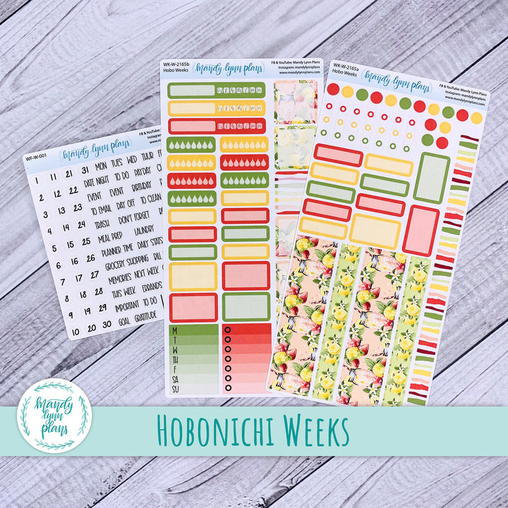Hobonichi Weeks Weekly Kit || Strawberry Lemonade || WK-W-2165