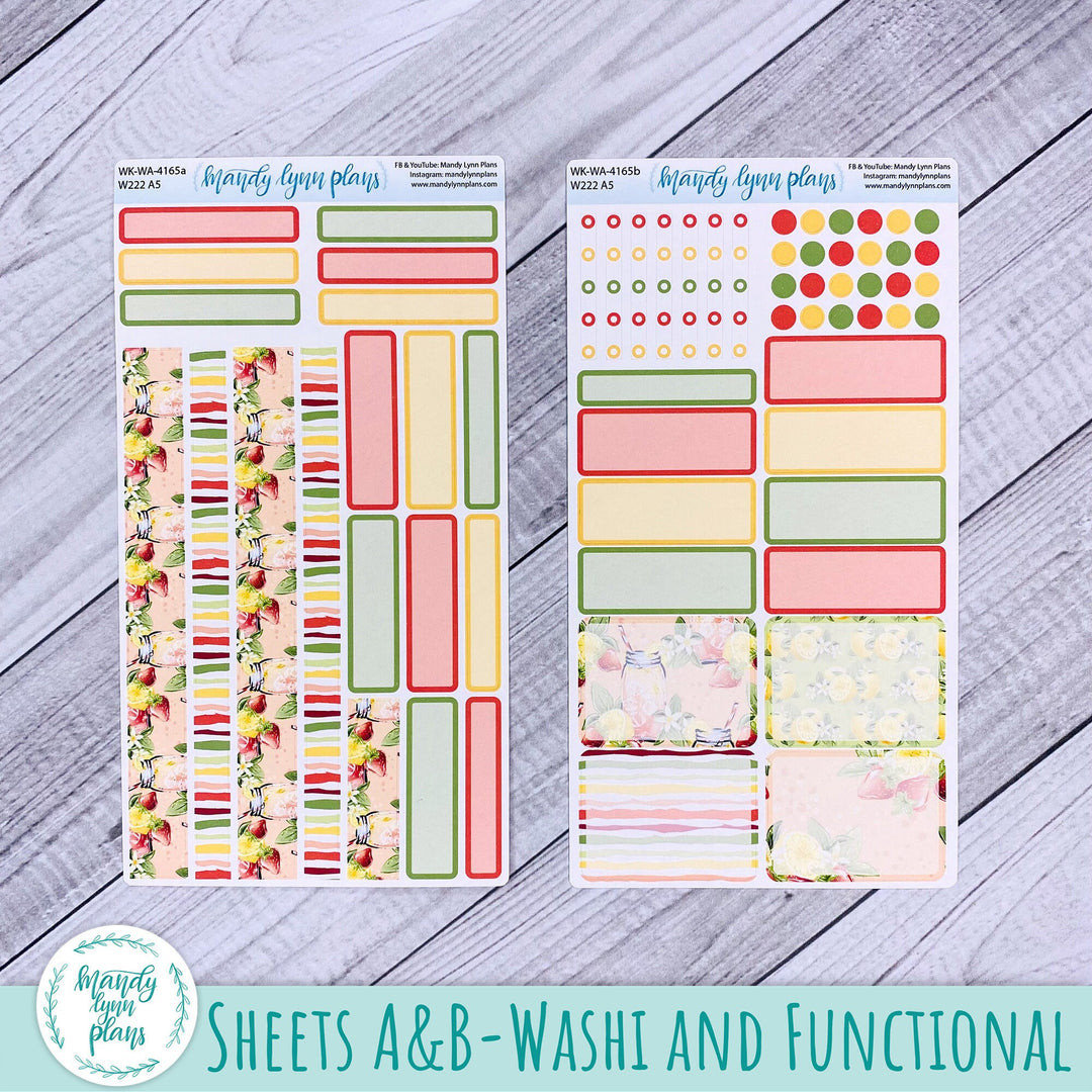 2024  Wonderland 222 Weekly Kit || Strawberry Lemonade || 165