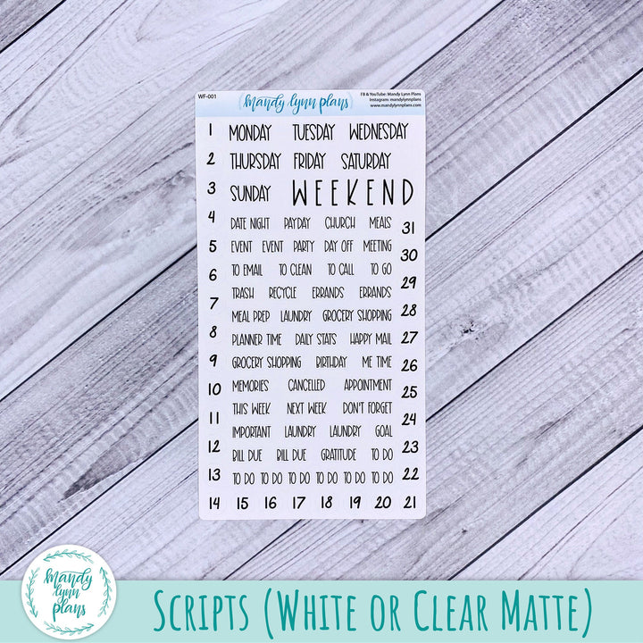 Hobonichi Cousin Weekly Kit || White Christmas || WK-C-1194