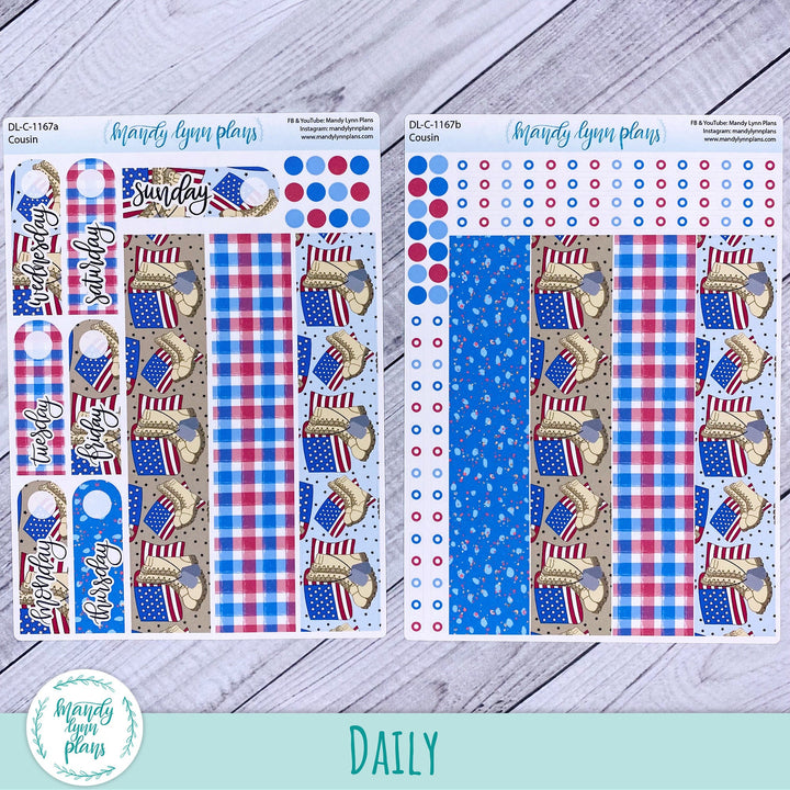 Hobonichi Cousin Daily Kit || Memorial Day || DL-C-1167