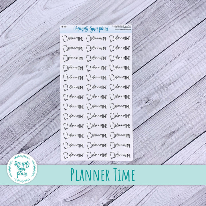 Planner Time Icon Script || FIS-027