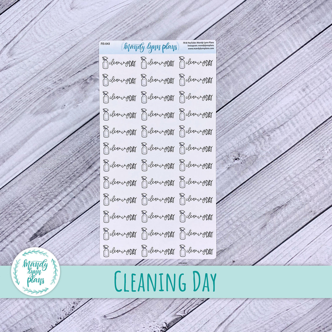 Cleaning Day Icon Script || FIS-043