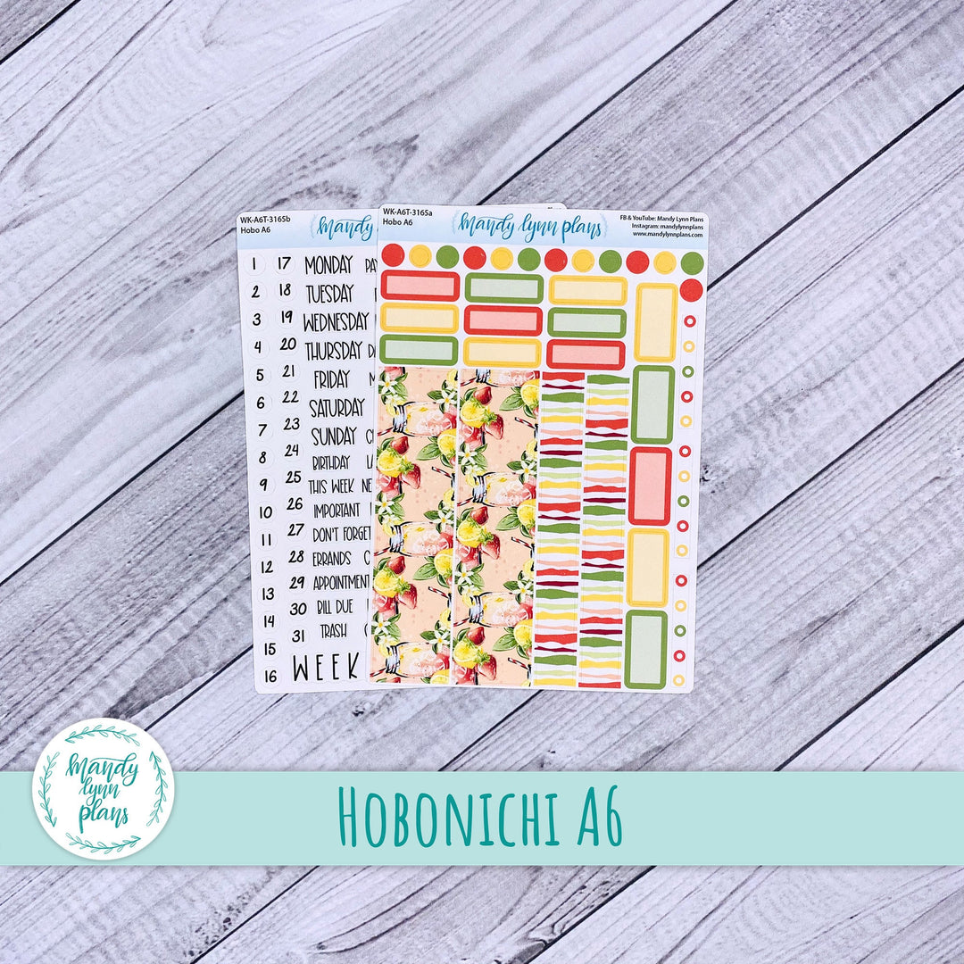 Hobonichi A6 Weekly Kit || Strawberry Lemonade || WK-A6T-3165