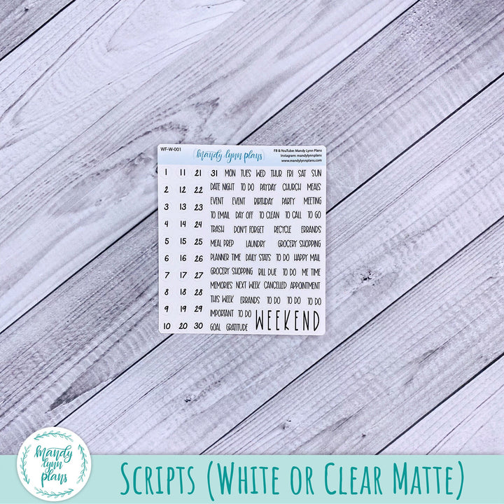 Hobonichi Weeks Weekly Kit || Pastel Plaid || WK-W-2164