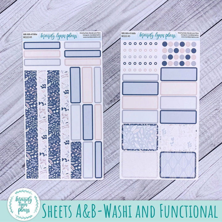 2024  Wonderland 222 Weekly Kit || Neutral Floral || 166