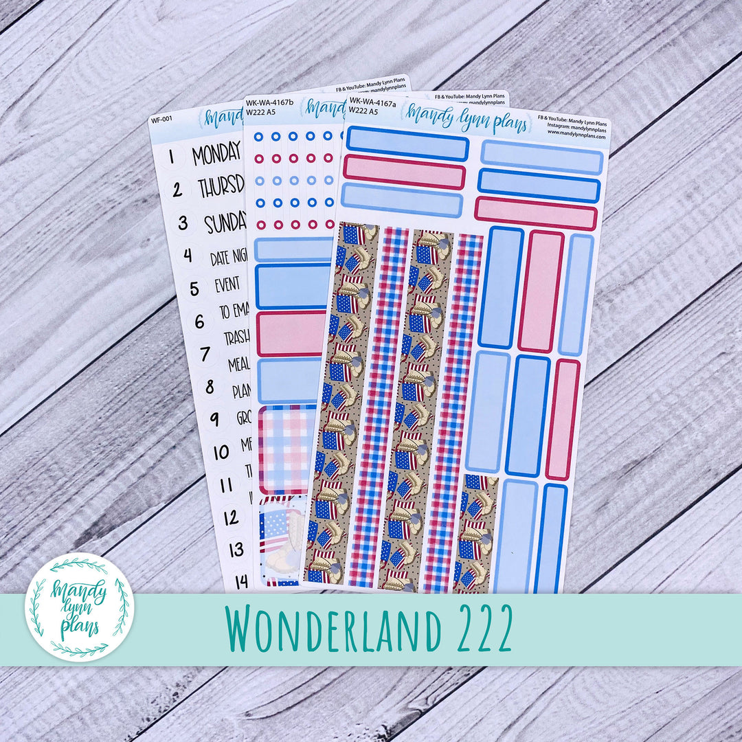 Wonderland 222 Weekly Kit || Memorial Day || 167