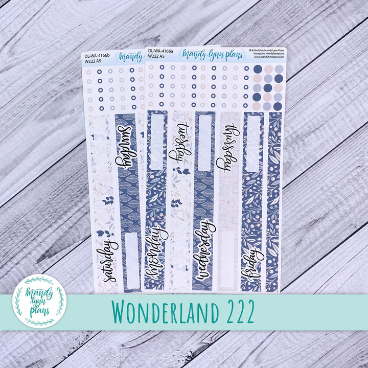 2024  Wonderland 222 Daily Kit || Neutral Floral || 166