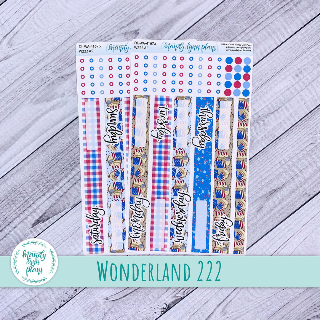 Wonderland 222 Daily Kit || Memorial Day || 167