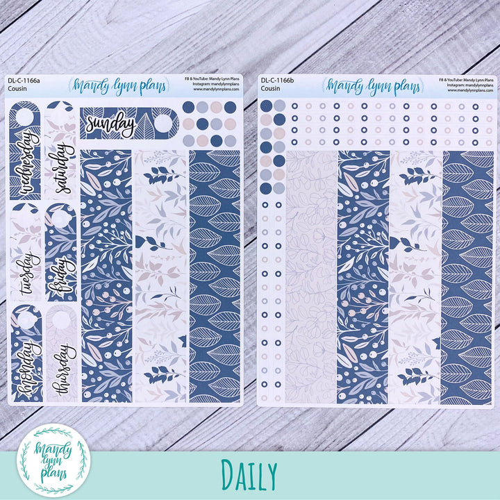 Hobonichi Cousin Daily Kit || Neutral Floral || DL-C-1166