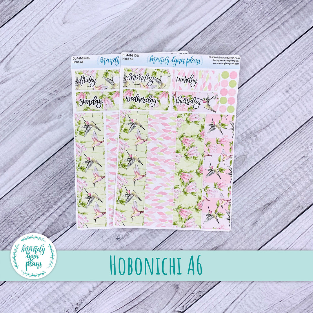 Hobonichi A6 Daily Kit || Hummingbirds || DL-A6T-3170