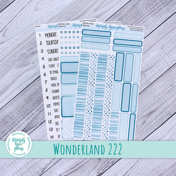 Wonderland 222 Weekly Kit || Ocean Blue || 169