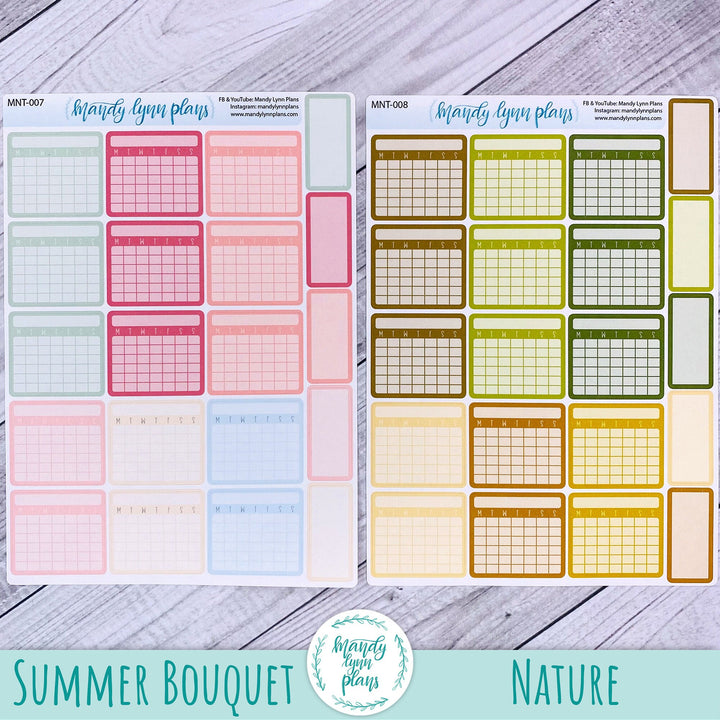 Monthly Habit Trackers