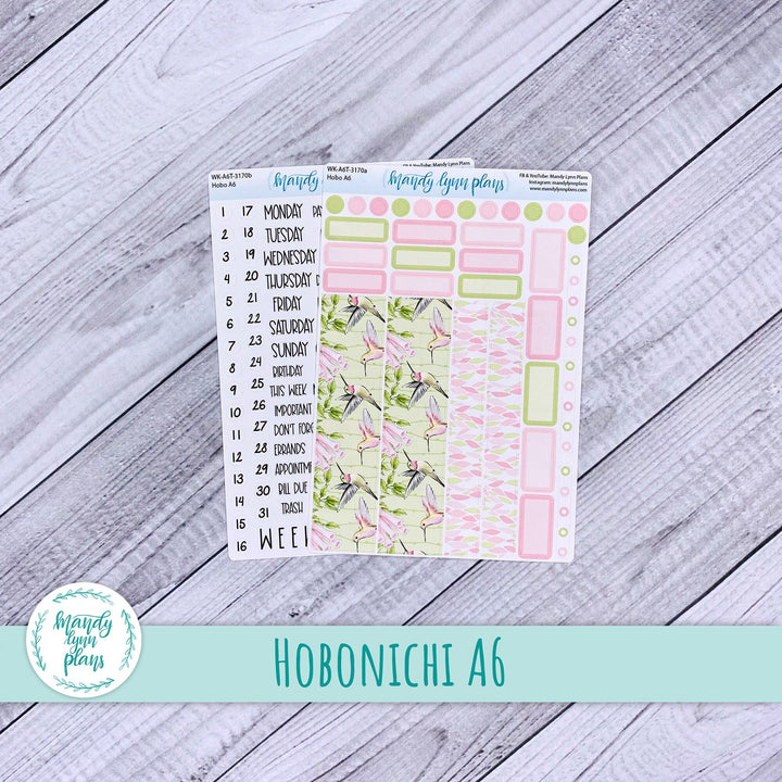 Hobonichi A6 Weekly Kit || Hummingbirds || WK-A6T-3170
