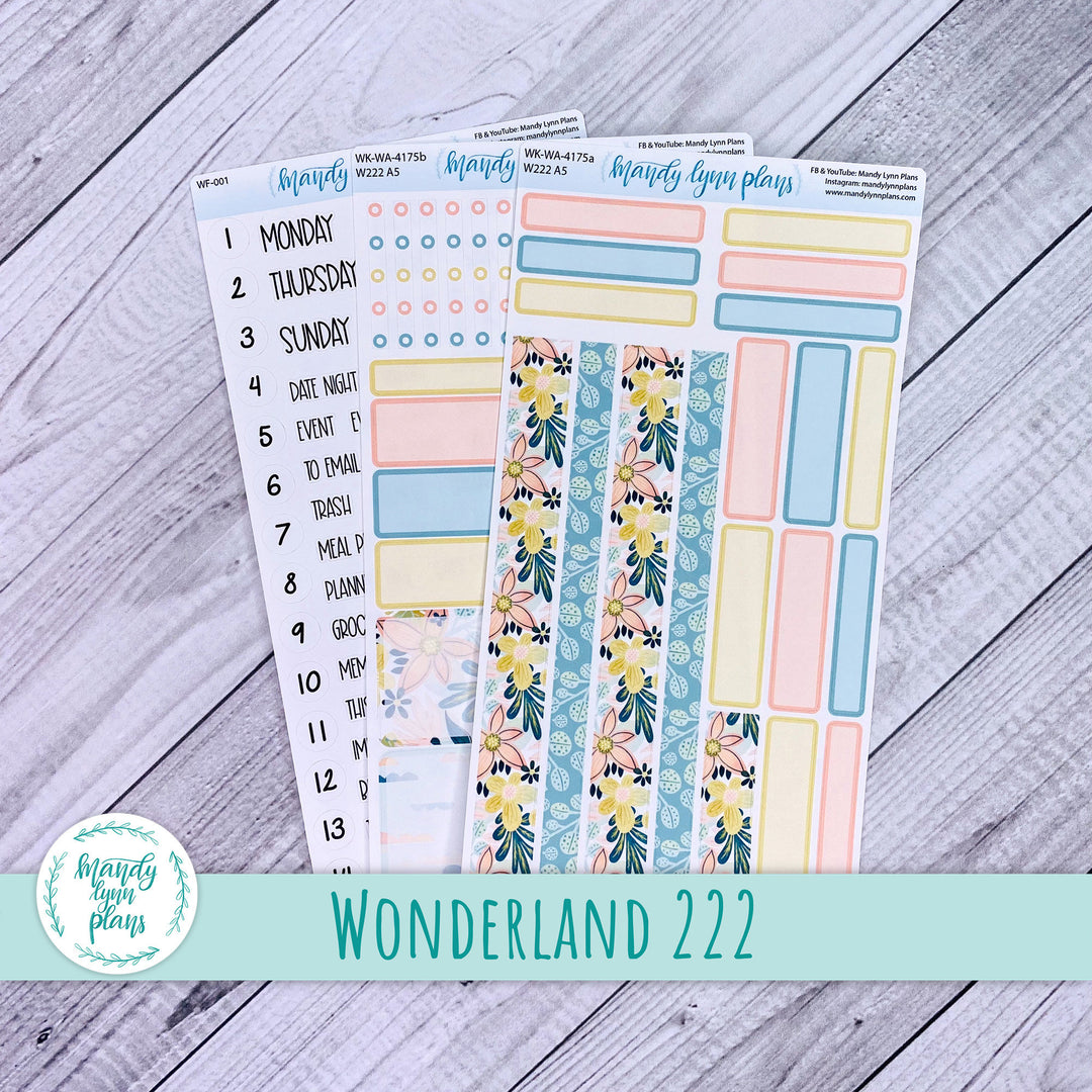 Wonderland 222 Weekly Kit || Tropical Paradise || 175
