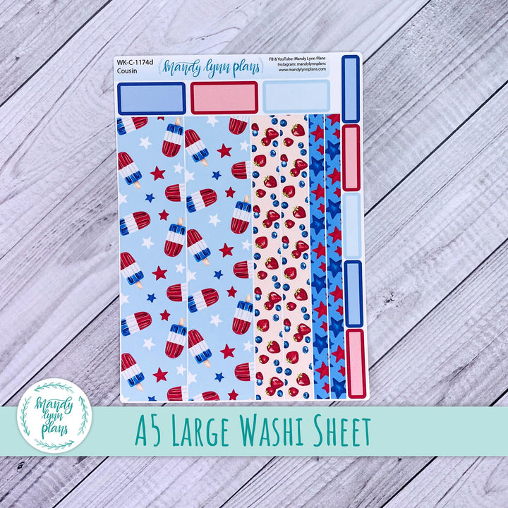 Taste of Freedom Large Washi Sheet || WK-C-1174D