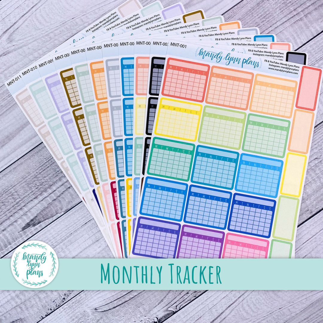 Monthly Habit Trackers