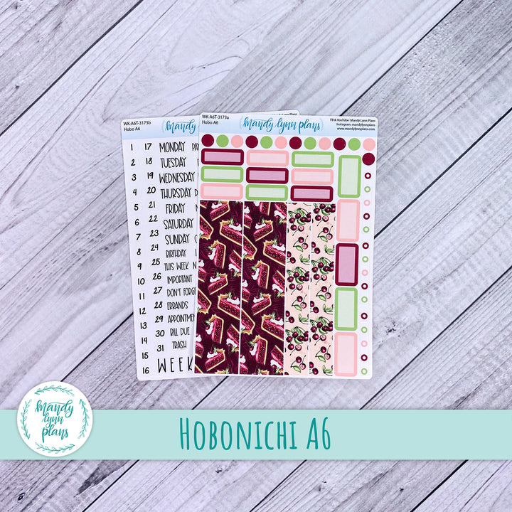 Hobonichi A6 Weekly Kit || Cherry Pie || WK-A6T-3173