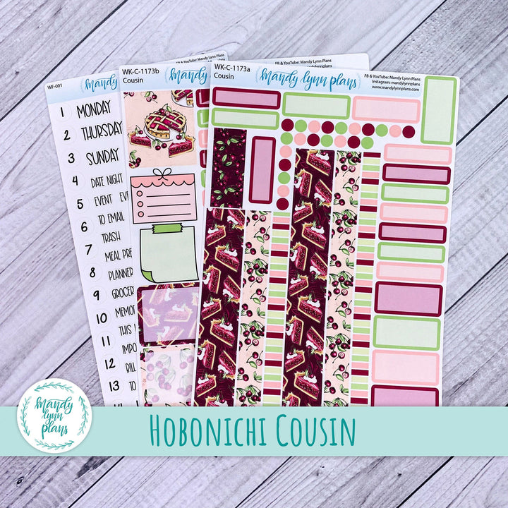 Hobonichi Cousin Weekly Kit || Cherry Pie || WK-C-1173