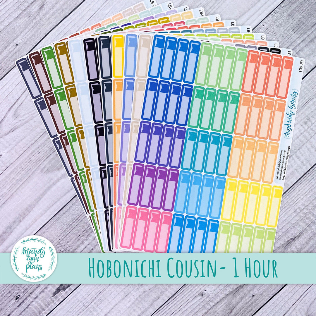 Hobonichi Cousin Skinny Bookmarked Flag Labels || 1 Hour