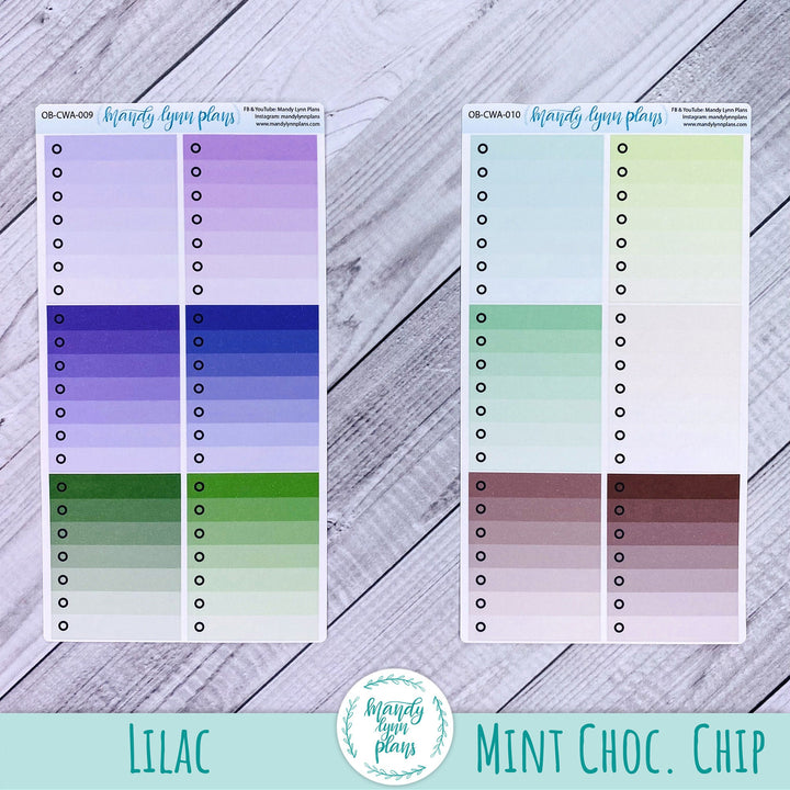 2024 Wonderland 222 Checklist Ombre Boxes