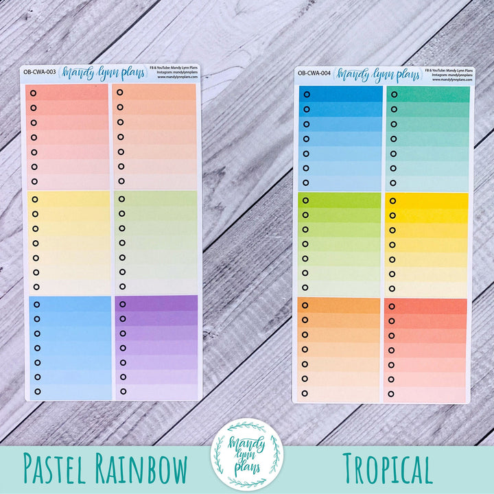 2024 Wonderland 222 Checklist Ombre Boxes