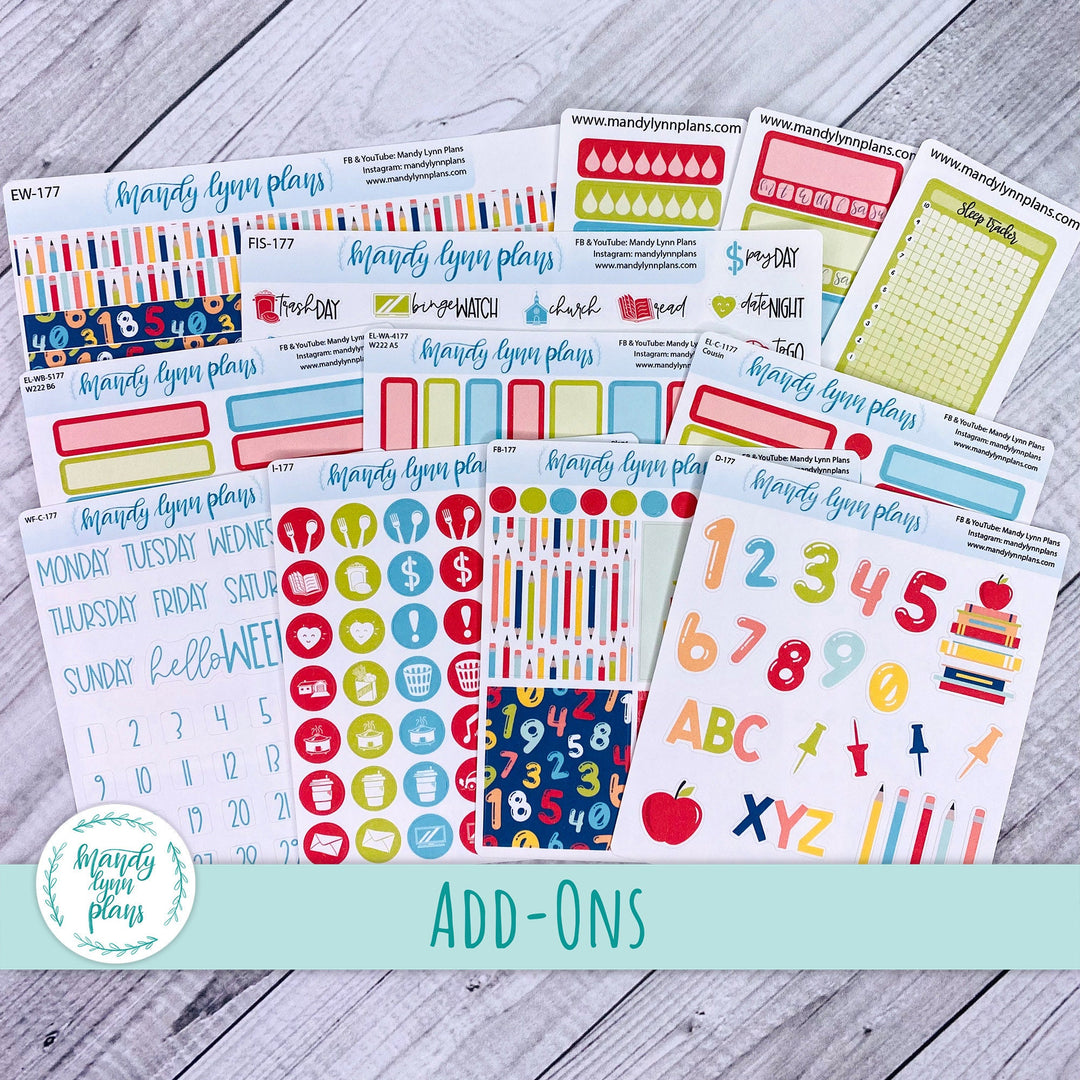 Back to School Add-Ons || 177