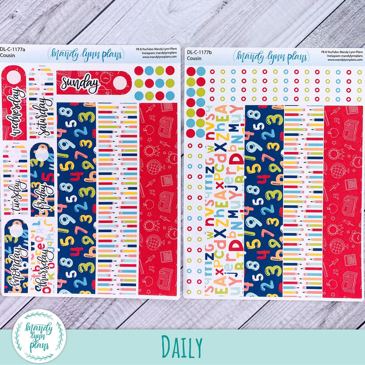 Hobonichi Cousin Daily Kit || Back to School || DL-C-1177
