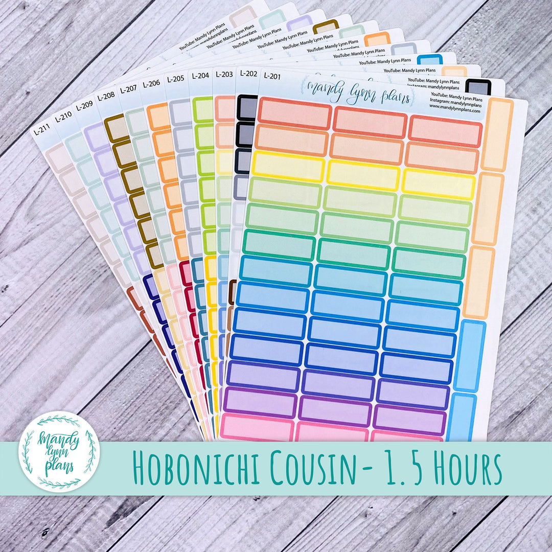 Hobonichi Cousin Medium Labels || 1.5 Hours